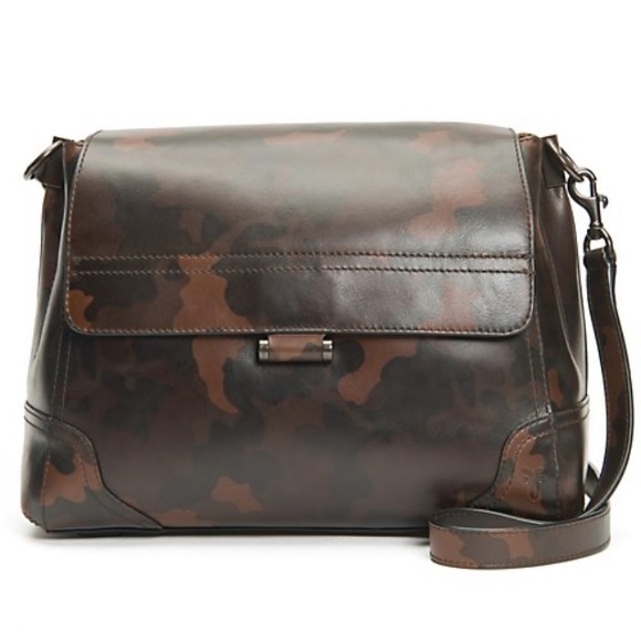Frye Handbags - NWT FRYE | Camo Charlie Flap Shoulder Bag Brown